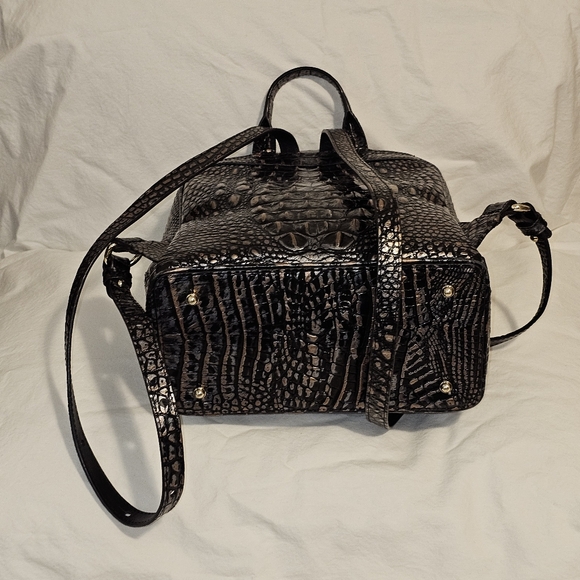 Brahmin Mini Dartmouth Backpack and wallet in Dusk - Picture 3 of 9